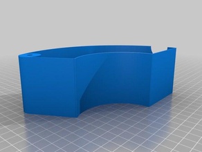 de stockage 2 compartiments personnalisé 3d print model - Mito3D