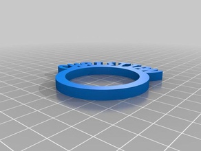 cristão anéis de guardanapo a cozinha jantar personalizado 3d print model - Mito3D
