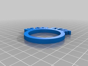 nicky anéis de guardanapo a cozinha jantar personalizado 3d print model - Mito3D