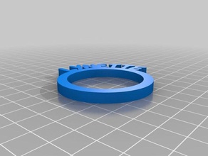 lyn napkin rings kitchen dining customized 3d print model - Mito3D