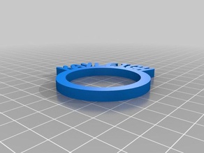 kayleigh anéis de guardanapo a cozinha jantar personalizado 3d print model - Mito3D