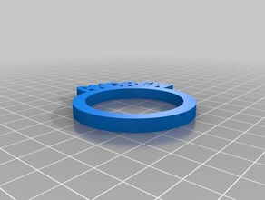 andrew napkin rings customized 3d print model - Mito3D