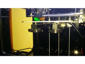 anet a3 yatak tesviye ayar düğmesi 3d baskı 3d print model - Mito3D