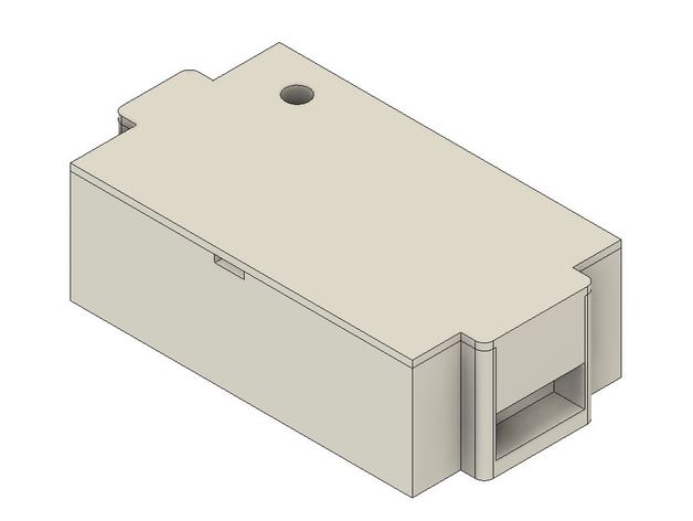 boitier modülü relais 433mhz dökün elektronik 3D print model - Mito3D