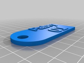 numero 3d de la impresora accesorios personalizado 3d print model - Mito3D
