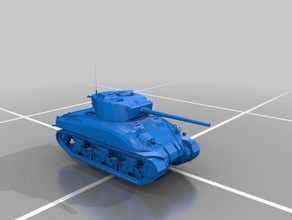 2018 m4 sherman tankı x2 top model oyuncaklar oyunlar 1944 1945 boardgame tank nadir ayarlayın super wargame 3d print model - Mito3D