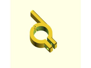 tube hinge latch parts 3d print model - Mito3D