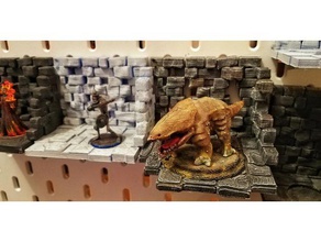 miniastand ikea skadis de juguete juego accesorios 28mm dungeons dragons la fantasía titular en miniatura 3d print model - Mito3D