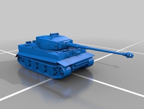 tiger-Panzer c2018 - Spielzeug Spiele Brettspiel selten sla wargame ww2 3d print model - Mito3D
