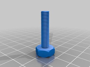 longer tripod mount screw parts customized 3d print model - Mito3D