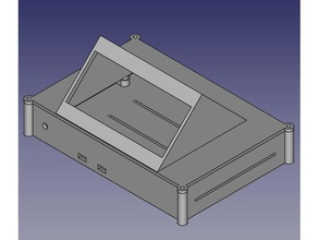 banana pi r1 cas de l'écran lcd ordinateur routeur wifi 3d print model - Mito3D