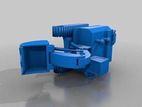 hydraulique pelle avant c2018 modèles frontshovel rare 3d print model - Mito3D