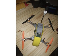 little hawk 3d printed rc fpv racer quadcopter vehicles printing a2212 cc3d drone racing flysky frame robocat 270 canopy ts5828 3d print model - Mito3D