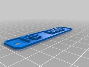 pelliccia di mutti i segni loghi personalizzato 3d print model - Mito3D