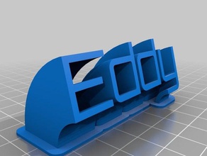 eddy de la oficina personalizado 3d print model - Mito3D