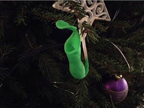 nepenthes jarra adorno del árbol de navidad decoración 3d print model - Mito3D