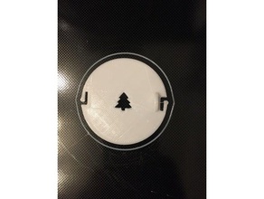 52mm christmas tree bokeh filter canon 50mm 18 camera ef eos customized 3d print model - Mito3D