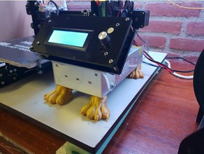lion pieds de support d'alimentation 3d l'imprimante accessoires nsfw 3d print model - Mito3D