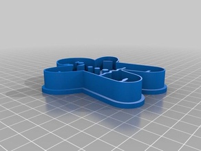 gingerbread cookie cutter 3d printing 3d print model - Mito3D