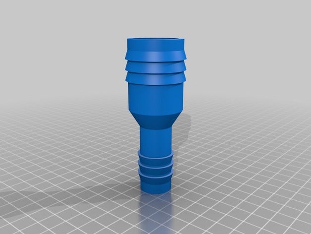 3mm hose adapter 38 58 outdoor garden customized 3D print model - Mito3D