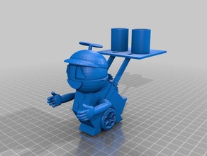 5 mascota rob tica 3d 2018-19 modelos la educación el robot robotica 3d print model - Mito3D