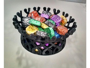 korinthischen candy dish Container Kunst bowl funktionell ist Haushalt 3d print model - Mito3D