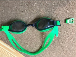swimming goggles replacement part 3d print model - Mito3D