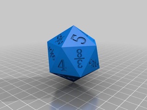 kesir aritmetik operatör zar matematik eğitim egzersiz 3d print model - Mito3D