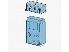 2019 updated gameboy stash box containers game boy nintendo 3d print model - Mito3D