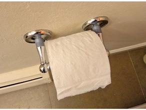 toilet paper holder spacer large rolls tp bathroom 3d print model - Mito3D