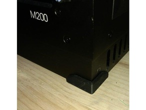 zortrax foot corner damper pied avec amortisseur 3d printer accessories 3d print model - Mito3D