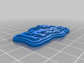 fraser gift tag signs & logos customized 3d print model - Mito3D