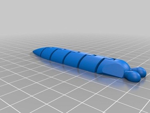 articulated slug eye remix toys games 3d print model - Mito3D