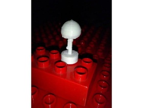 bauhaus duplo 4 lámpara de mesa la construcción los juguetes bauhaus100 bauhausdesign compatible lego 3d print model - Mito3D