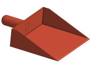 semplice tegame di polvere famiglia forniture 3d print model - Mito3D