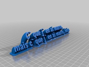 marre office customized 3d print model - Mito3D