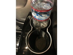 tesla supporto di tazza acqua in bottiglia manica automotive 3d print model - Mito3D