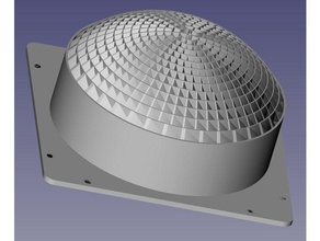 akustische Linse audio das beamen Lautsprecher wavefront 3d print model - Mito3D