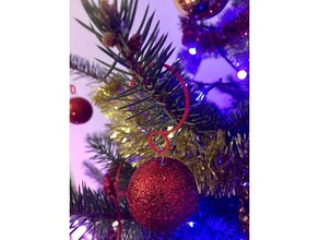 anzuelo simple árbol de navidad decoraciones otros decoración la 3d print model - Mito3D