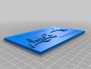 robin sign 3d printing 3d print model - Mito3D