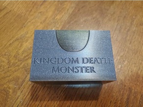 kdm monster card boxes games 3d print model - Mito3D