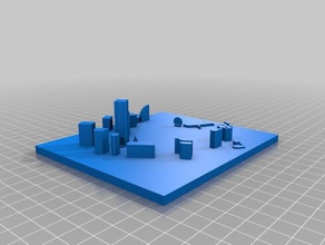 yokohama minato mirai-Modell Gebäude Strukturen Architektur Stadt Stadt-Architektur Zukunft Hafen-city city 3d print model - Mito3D