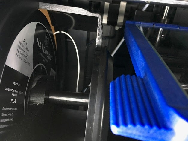 dremel 3d45 spool holder printer accessories adapter 3D print model - Mito3D