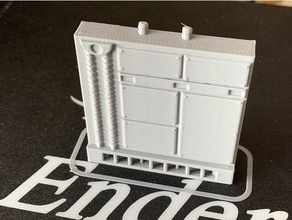 yasw noch ein weiteres Raumschiff-Wand-kompatibel openlock&Handel Spiele Gelände wargaming terrain 3d print model - Mito3D