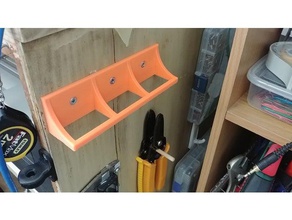 Wandhalterung-zangen-rack holder tool Inhaber - Boxen zangen-Halter zangen stehen 3d print model - Mito3D