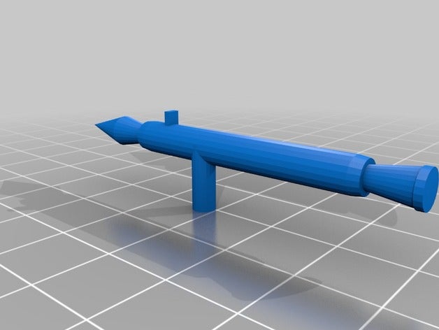 playmoblie rpg jouet jeu accessoires bazooka playmobile wepon wepons 3D print model - Mito3D