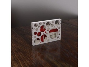 Geschenk-Karte mit box versiegelt 3d drucken Pause öffnen Weihnachten knacken Sie lock-box trick 3d print model - Mito3D