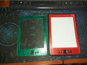 amazon kindle 5 gen del panel frontal tablet 3d print model - Mito3D