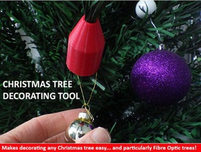 christmas tree decorating tool bauble decoration decorations ornament ornaments easy festive season handy holiday home household simple useful xmas xtree 3d print model - Mito3D