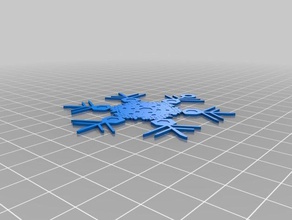 copo de nieve 10 interactivo art personalizado 3d print model - Mito3D